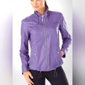 Soma Intimates Hooded Lightweight Rain Jacket - Purple XL